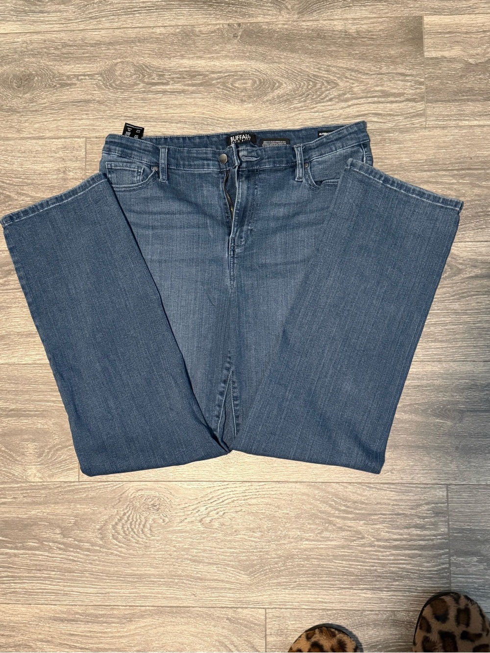 Buffalo David Bitton Women's Straight Jeans - Medium Blue Denim